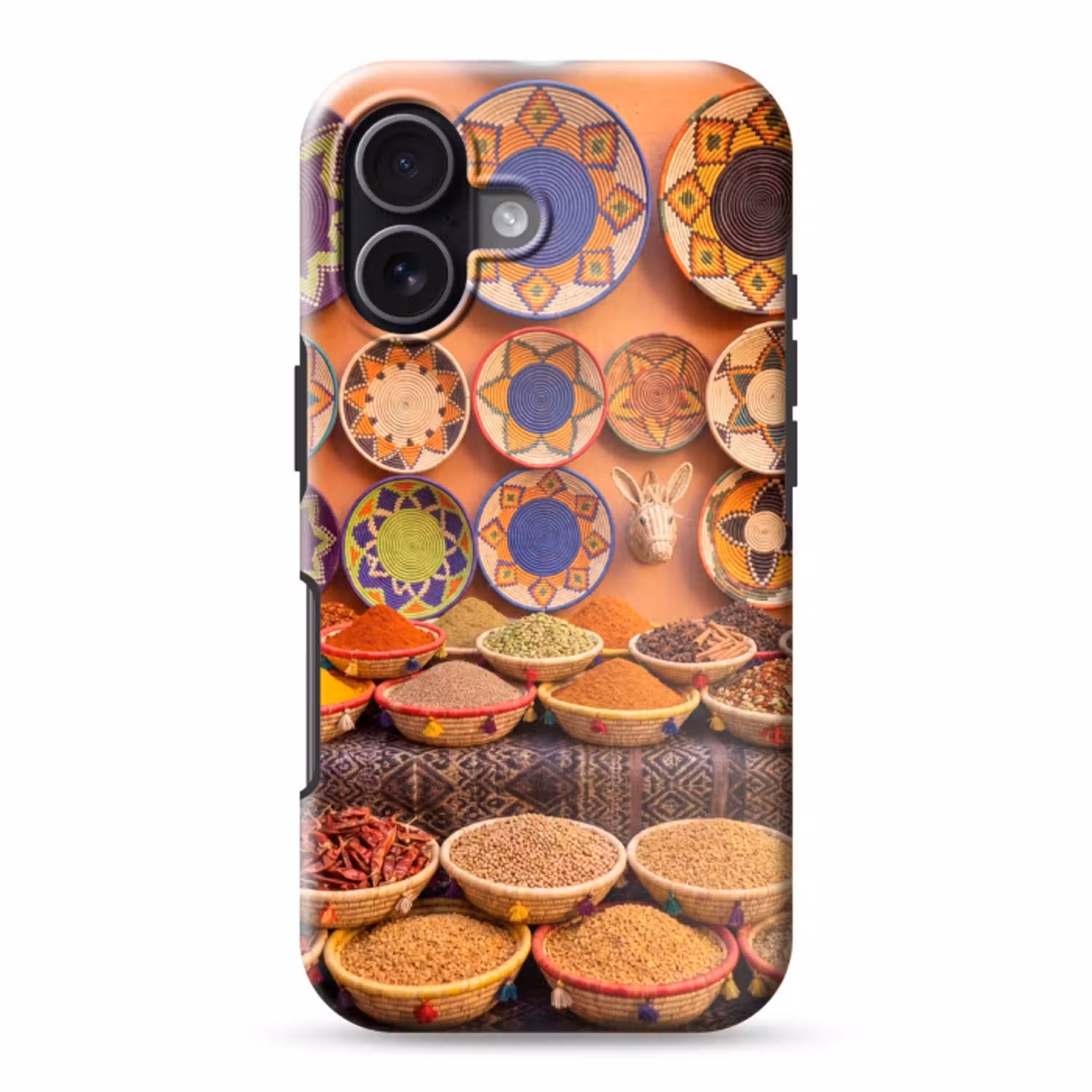 Eten - Kleurrijk - Cultuur Toughcase MagSafe Apple iPhone 17 klein -3d