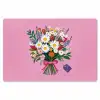 Bloemen - Quote - Kaartje - Kleurrijk Placemat vinyl groot -zzsfeer1_Kitchenyeah-website