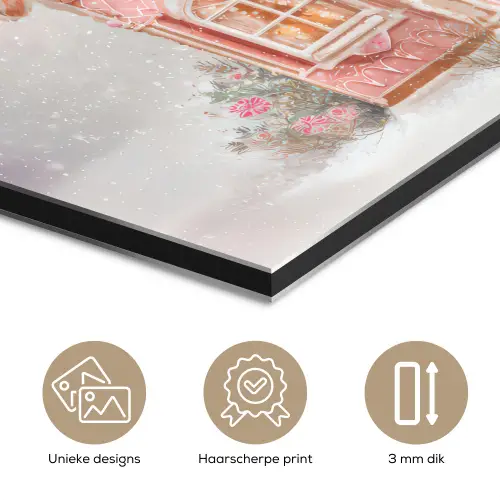 Huisje - Suiker - Pastel aluminium wit klein -closeup_NL