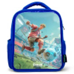 Voetbal - Jongen - Stadion - Elektrisch Kinderrugzak - Blauw middel -3d