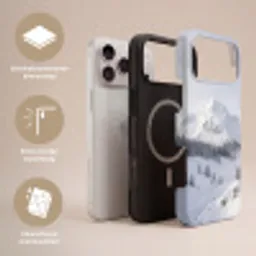 Berg - Sneeuw - Winter - Natuur - Wit Toughcase MagSafe Apple iPhone 17 Pro Max klein -USP_Lagen_NL
