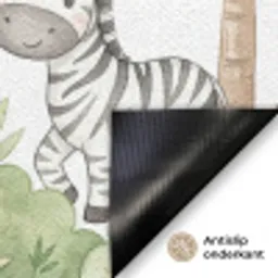 Dieren - Jungle - Pastel Deurmat klein -antislip_NL
