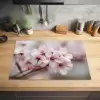 Bloesems - Meeldraden - Geel - Wazig Inductie beschermer vinyl 3mm klein -sfeer5