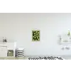 Appels - Groen - bladeren textielposter latten blank klein -kinderkamer
