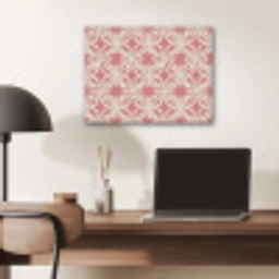 Roze - Bloemenmotief - Wit - Modern PET vilt klein 837 -sfeer5