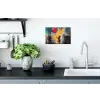 Meisje - Ballon - Hart - Graffiti Muursticker klein -keuken