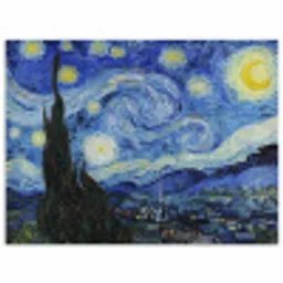 De sterrennacht - Vincent van Gogh poster papier klein -3d