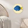 Blauw - Dory - Vis - Staartvin Wandcirkel kunststof plaat 5mm dik klein -sfeer5