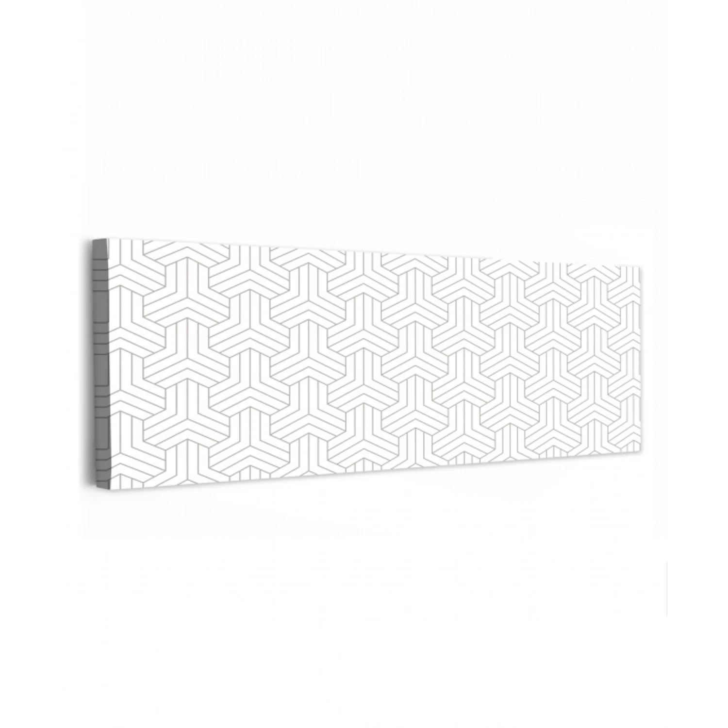 Patronen - Abstract - Zwart - Wit - Geometrie canvas 2cm klein 828 -z3d