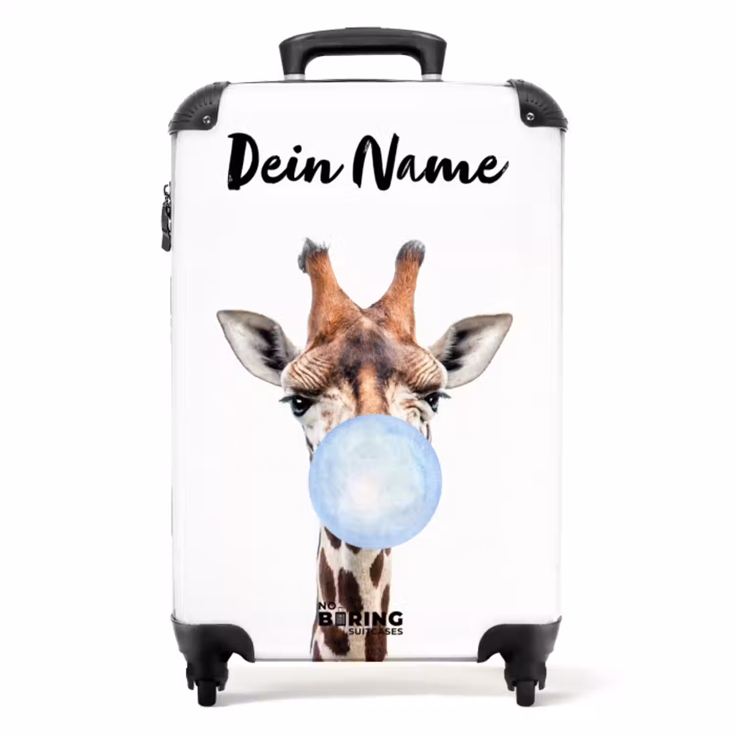 Koffer mit Name - Kauen Kobus blau