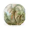 Filicinae - Tuindecoratie - Tuinposter - Vintage - Oude meesters Wandcirkel kunststof plaat 5mm dik klein -3d