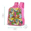 Fantasiedieren die lachen en kleurrijk zijn Kinderrugzak - Roze middel -productfoto_formaten