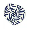 Bladeren - Klimop - Donkerblauw Wandcirkel Organisch Forex 3mm klein -3d