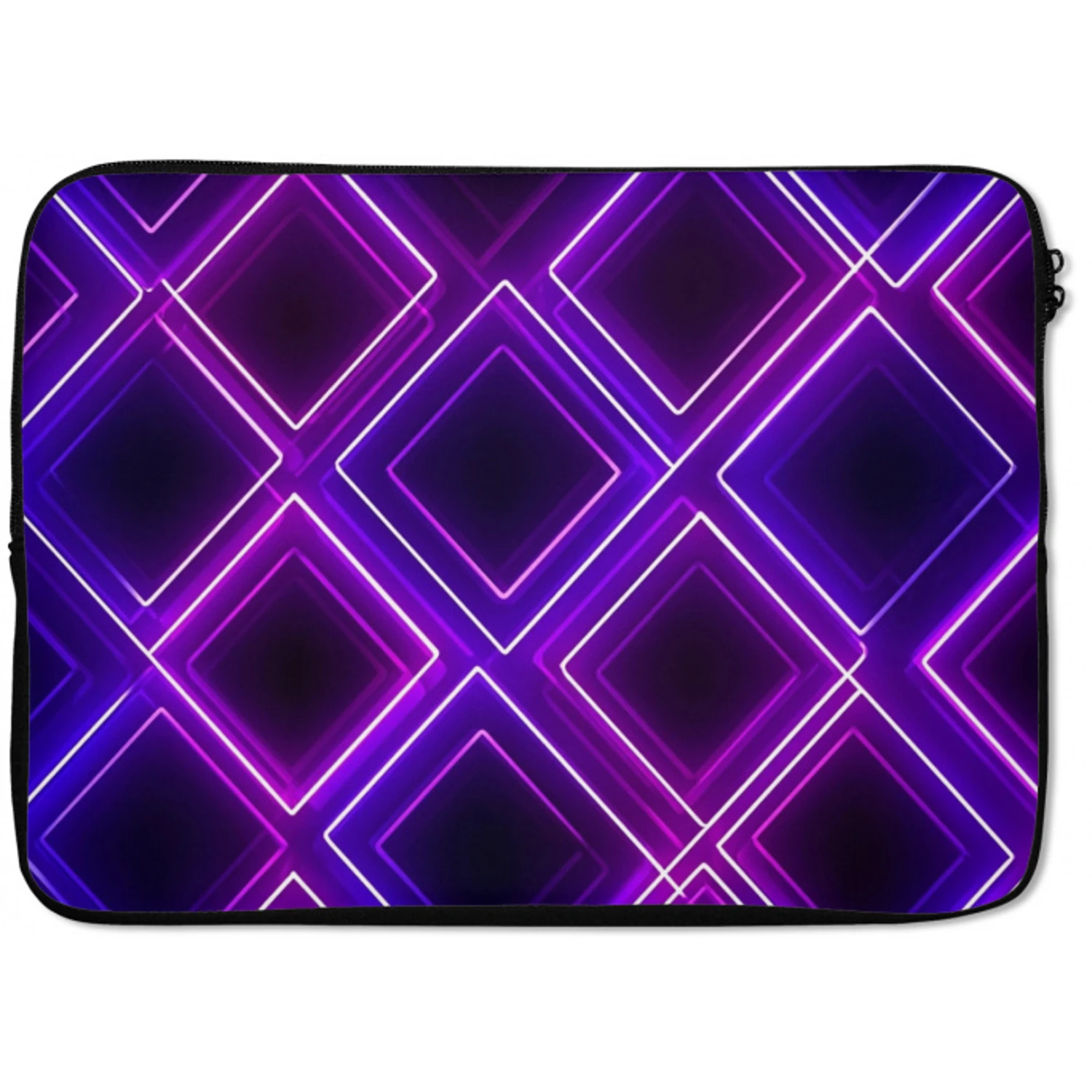 Gaming - Ruiten - Neon - Paars laptophoes neopreen klein -zkaufland3dotto