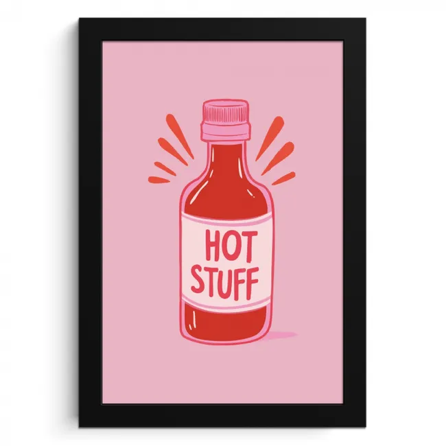 Pittig - Rood - Saus - Grafisch KitchenYeah - Keuken - Fotolijst klein -3d