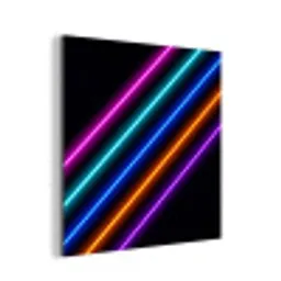 Esthetiek - Retro - Neon aluminium wit klein -3d