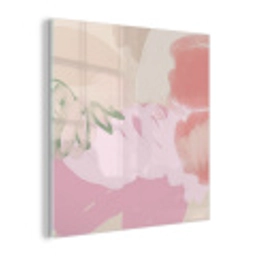 Roze - Kunst - Abstract - Modern plexiglas 5mm klein -z3d