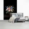 Pastel - Bloemen - Glazen - Vaas fotobehang vinyl groot -slaapkamer