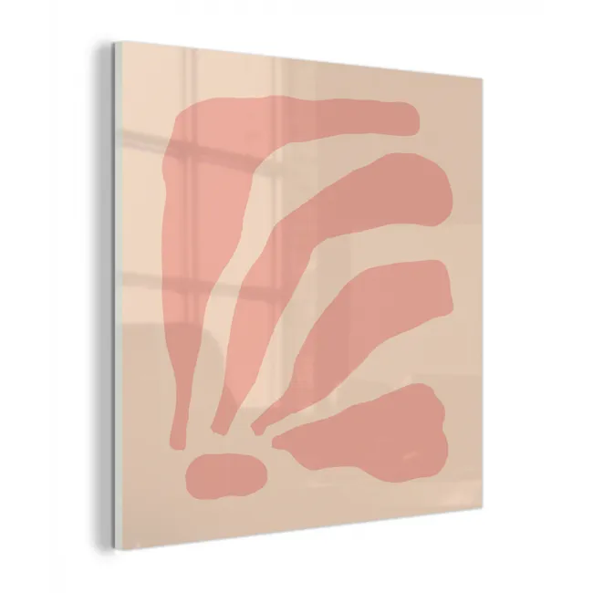 Bohemian - Roze - Pastel - Abstract plexiglas 5mm klein -z3d