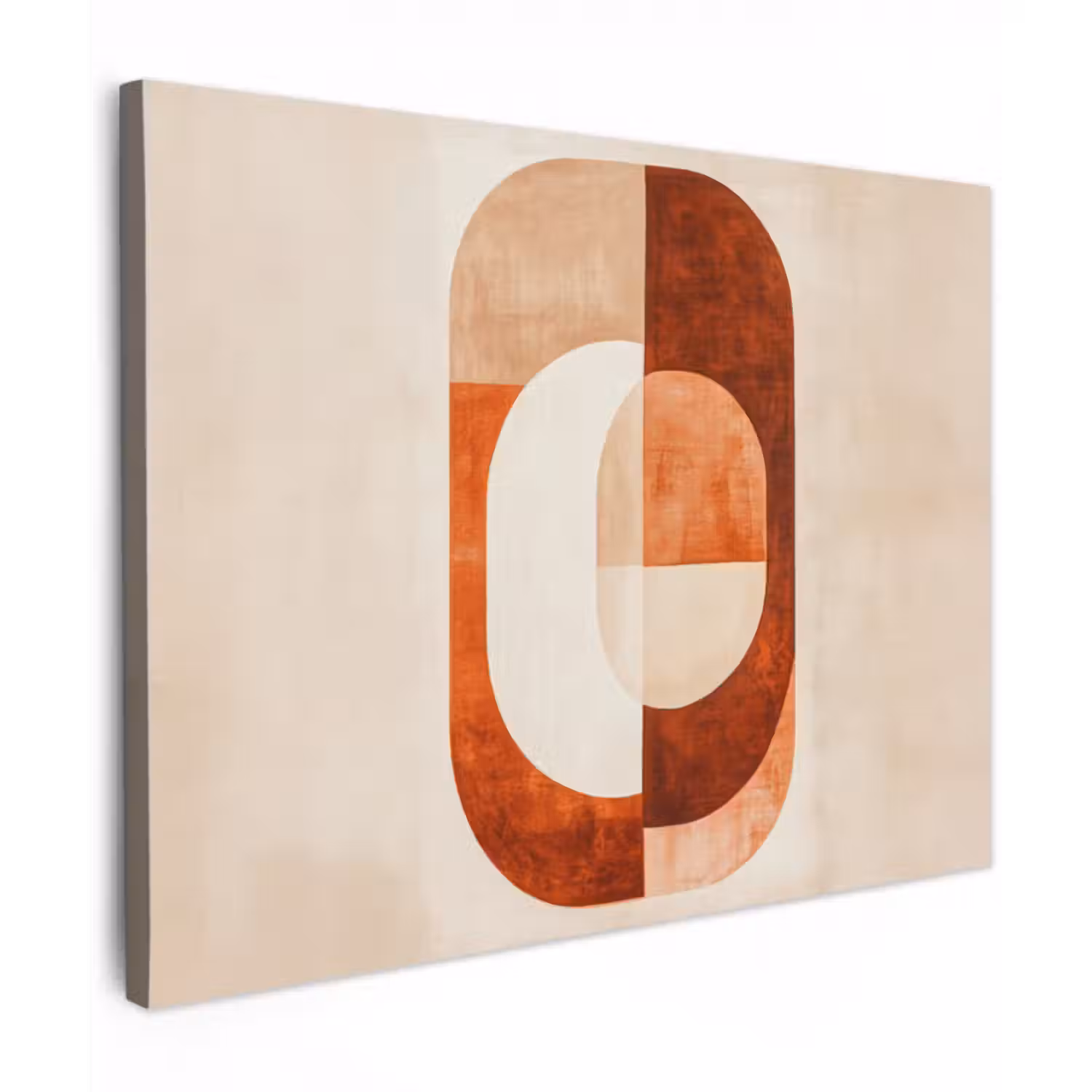 Leinwandbild - Illustration - Abstrakt - Formen - Rot