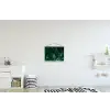 Bladeren - Jungle - Natuur - Tropisch - Planten textielposter latten blank klein -kinderkamer
