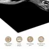 Giraffe - Portret - Dieren - Zwart - Wit poster papier klein -closeup_NL