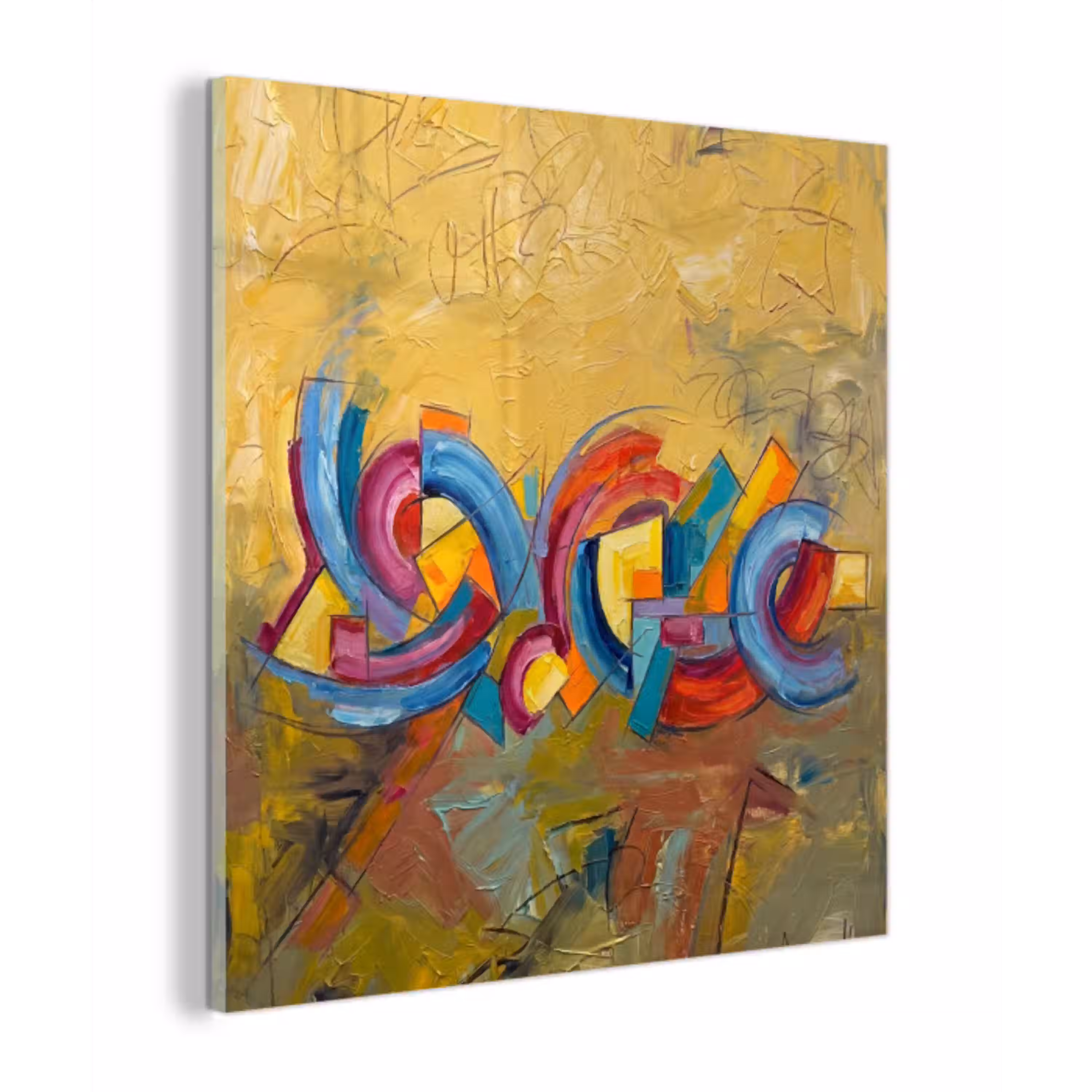 Abstract - Cirkels - Schilderij - Kleurrijk - Dynamisch plexiglas 5mm klein -z3d