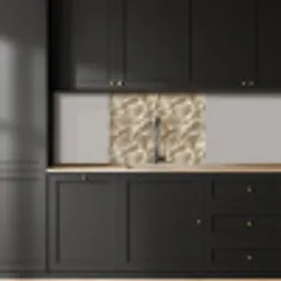Waaierstructuren - Beige - Vezeltextuur keuken achterwand 2 middel 865 -sfeer1