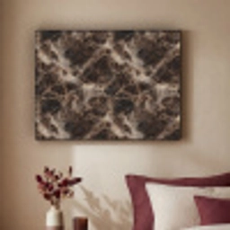 Bruin - Goud - Marmer Textielframe zwart klein 947 -sfeer1