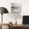 Bloesem - Kunstzinnig - Roze - Sakura aluminium wit klein -sfeer5