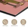 Illustratie - Bankje - Personen - Minimalistisch aluminium wit klein -closeup_NL