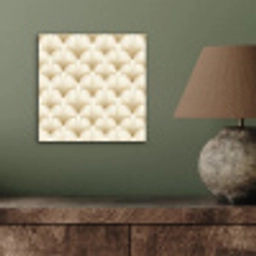 Waaier - Motief -  Goud aluminium wit klein 46 -sfeer2