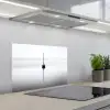 Zeilboot - Zwart - Water - Silhouet keuken achterwand spatscherm klein -3d_schuin