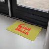 Ciao bella - Rood - Groen - Stippen Deurmat klein -sfeer2