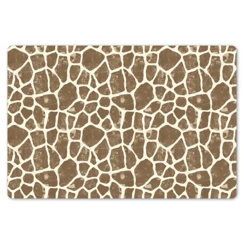 Giraf - Klassiek - Bruin Placemat vinyl groot 368 -zzsfeer1_Kitchenyeah-website