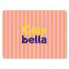 Verticaal - Strepen - Oranje - Ciao bella muismat rubber klein -3d
