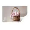 Mand - Eieren - Roze Muursticker klein -3d