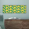 Ananas - Geel - Groen - Tropisch canvas 2cm klein 828 -sfeer4