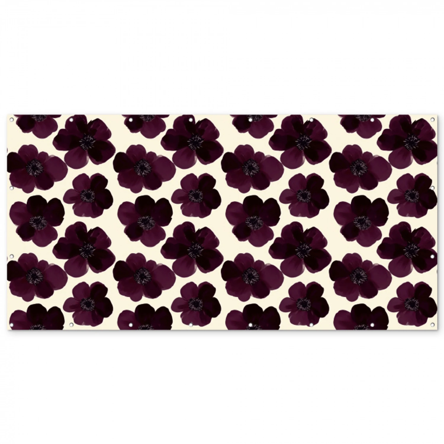 Bloemen - Aquarel - Paars Balkonbeschermer Duitsland klein 596 -zz_3d