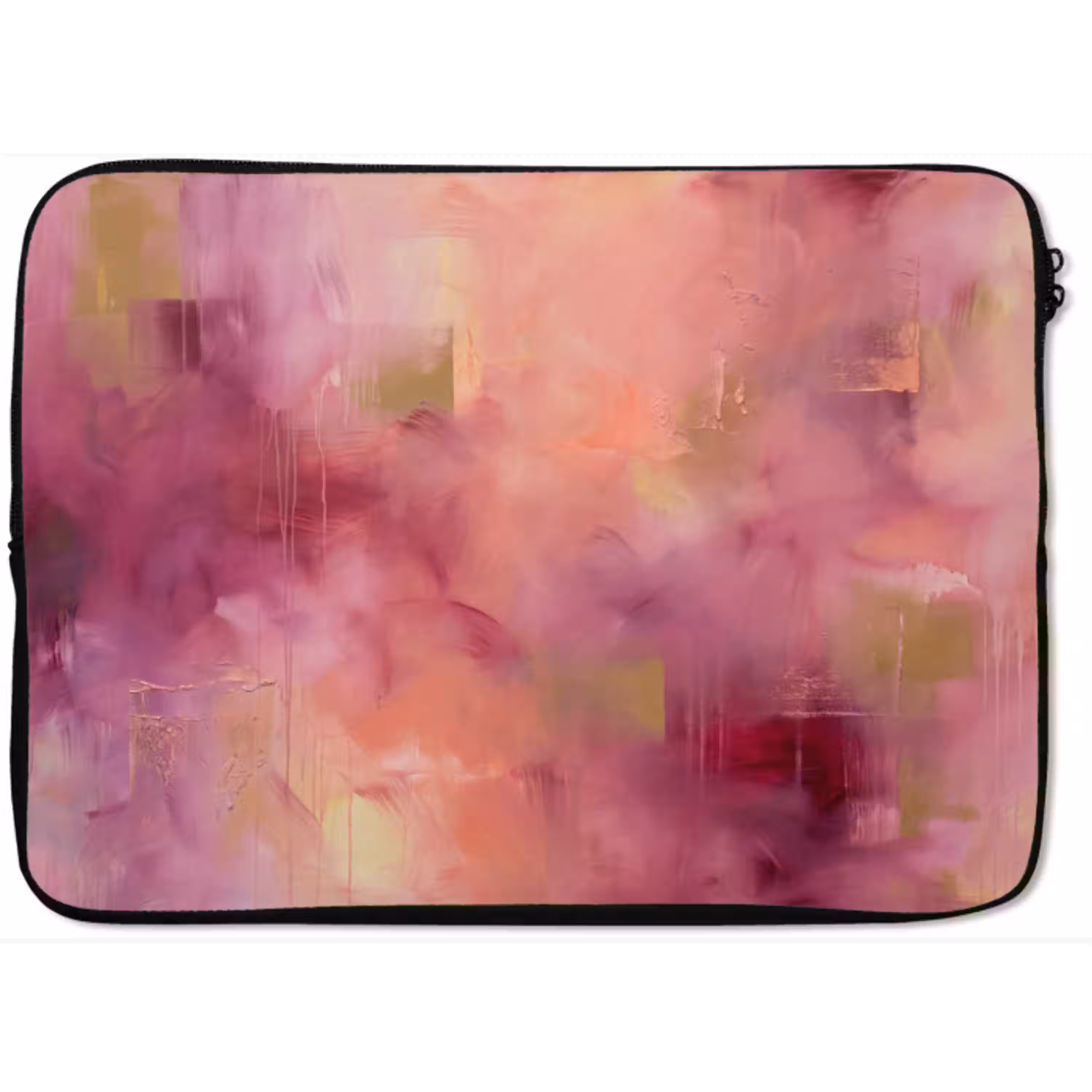 Abstract - Kleuren - Modern - Roze - Paars laptophoes neopreen klein -zkaufland3dotto
