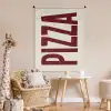 Pizza - Vintage - Decoratie - Japandi Wandkleed katoen middel -wsfeer5_kind