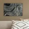 Lijnen - Patroon - Abstract - Wit canvas 2cm klein -sfeer3