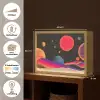 Hemel - Planeten - Felgekleurd Light Box met batterij (Wandlamp) middel -USP_websiteoverzichtNL