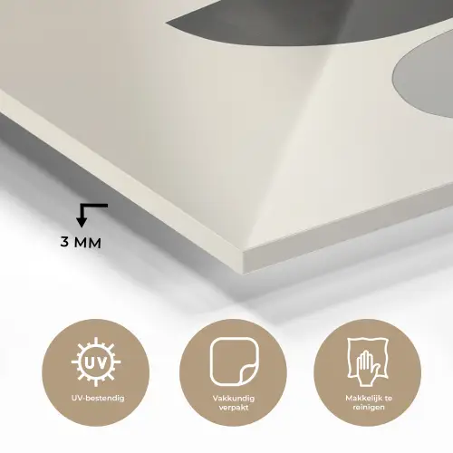 Beige - Japandi - Wabi sabi plexiglas 5mm klein -sfeer2