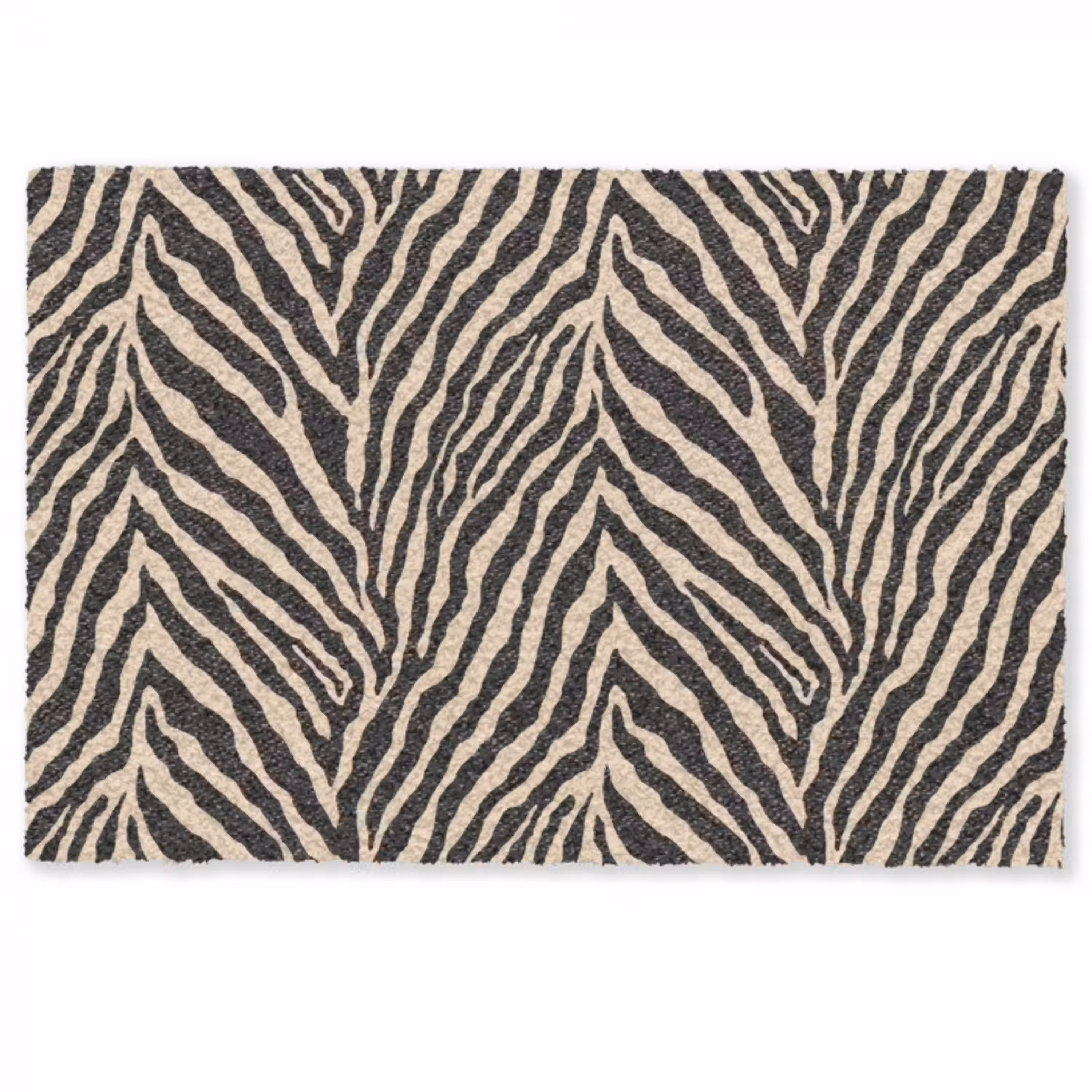 Zebra - Klassiek - Zwart Deurmat klein 898 -zkaufland3d