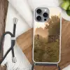 Hek - Natuur - Mist - Veld Hoesje iPhone 16 Pro Max met koord klein -sfeer4