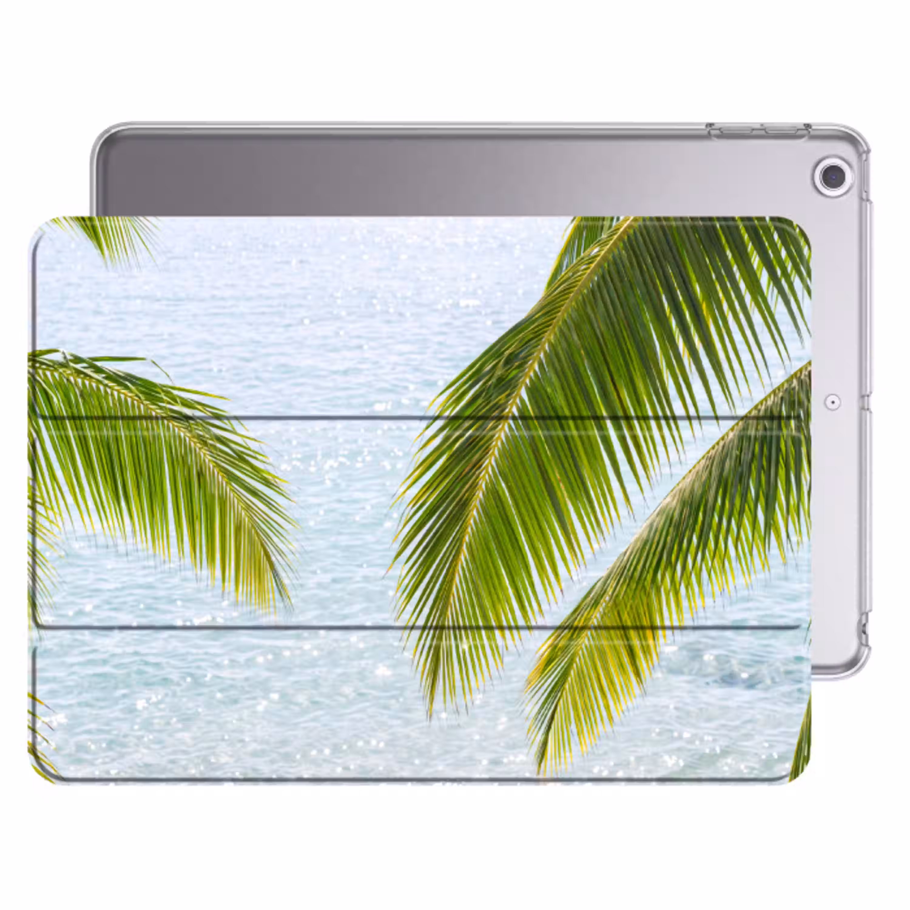 Boom - Bladeren - Water - Tropisch - Groen Apple iPad 2017 middel -threedimensional_3d_global