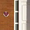 Rood hart - Klassiek Naambord Organisch middel -sfeer3