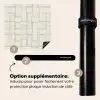 Vlechtwerk - Banen - Beige Inductie beschermer vinyl 3mm middel 274 -zzzzzzz-induclip_FR