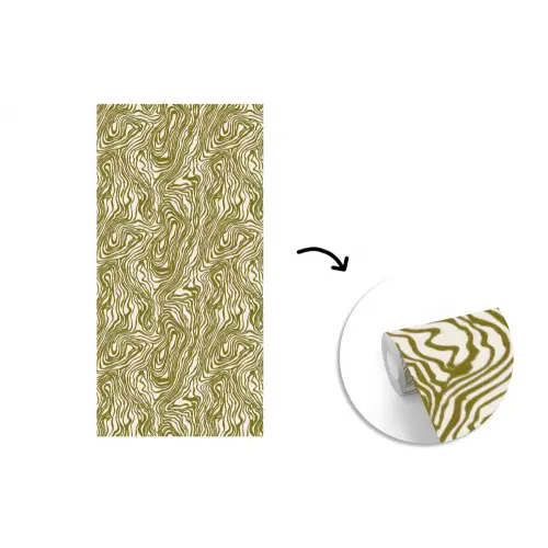 Abstract - Marmer - Groen fotobehang vinyl groot 64 -3d